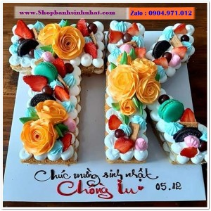 Bánh Sinh Nhật Chữ Cái & Số - RP34